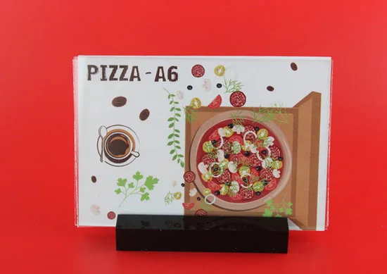 Акриловый держатель для этикеток 150*100 мм 20 шт. акриловый рамка поп постеров