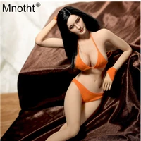 mnotht 16 scale female seamless body ph 2014 s07 movable stainless steel skeleton model big chest toys for 12 action figure