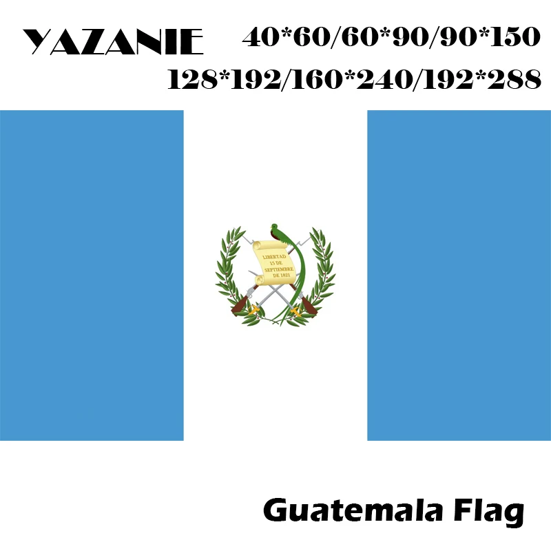 YAZANIE 40*60 см/60*90 см/90*150 см/120*180 см guatemalan Guatemalian флаги и баннеры фестиваль