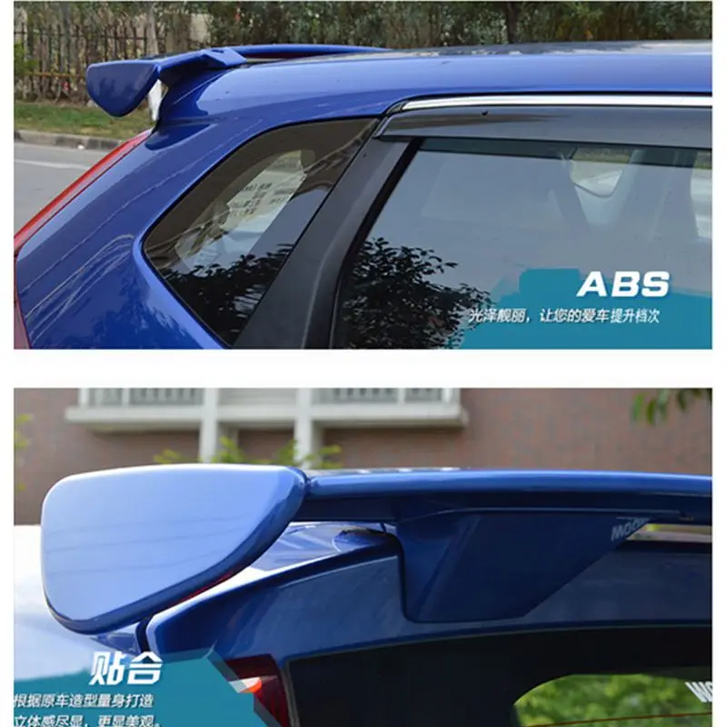 Автомобильные аксессуары новый Неокрашенный задний спойлер на крышу багажника