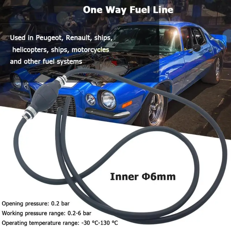 VODOOL Топливопровод шланг Подвесной лодочный двигатель ручной топливный насос