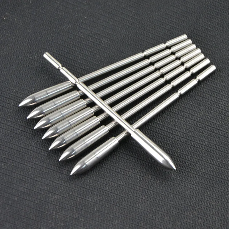 12/24/50Pcs Archery Arrowheads Tips 120gr ID3.2mm Target Points Arrow Head For Target Practice Shooting Training Accessories