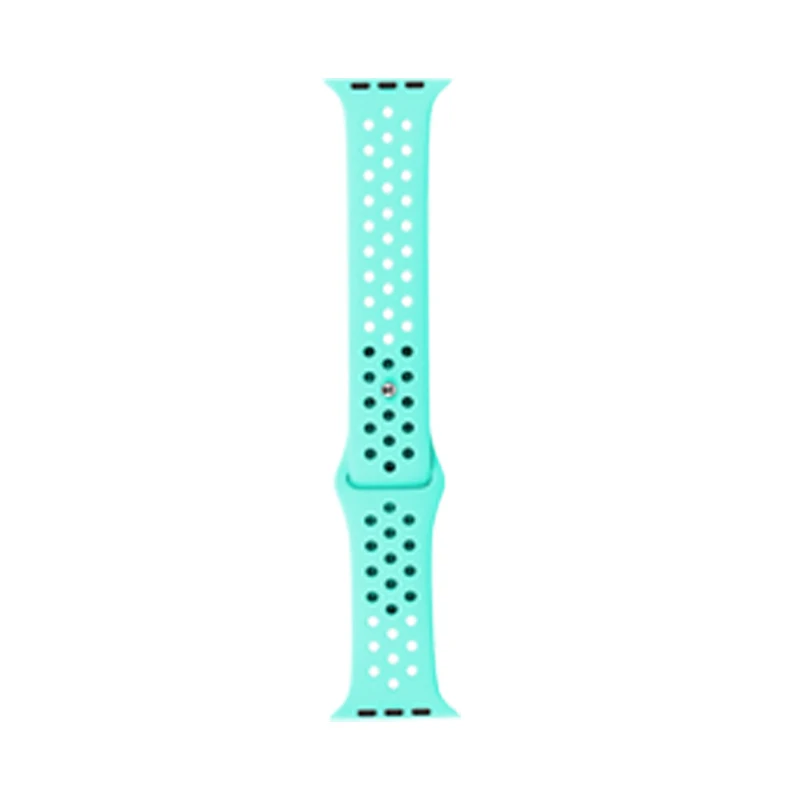green Ремешок EIMO для Apple Watch 4 42 мм 44 мм Iwatch band 42 мм 38 мм Aple watch 4 3 2 1 спортивный ремешок силиконовый браслет на запястье ремешок для часов - Цвет ремешка: green
