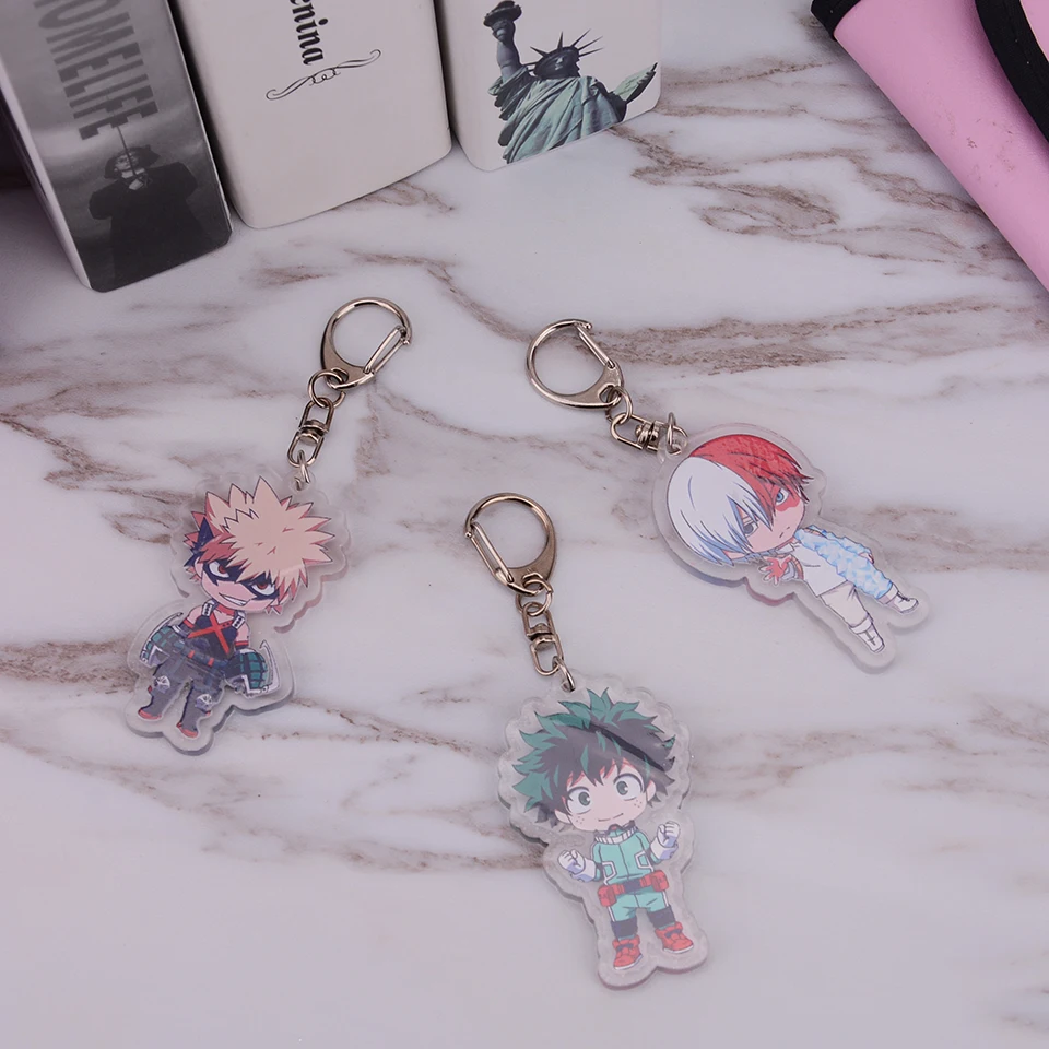 Tronzo игрушки брелок для ключей Boku no Hero моя геройская Академия мидория Izuku Bakugou Katsuki
