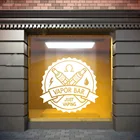 Электронная сигарета со съемными наклейками на стену