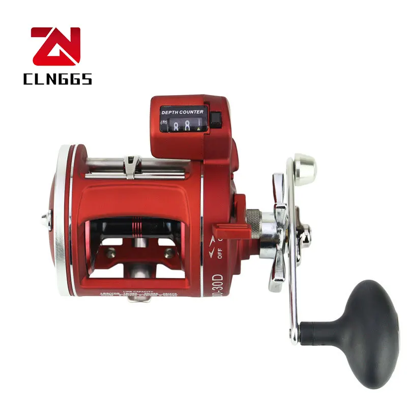 

11+1BB Fishing Line Counter Trolling Reels Spinning Fishing Reel with ACL Bait Wheel