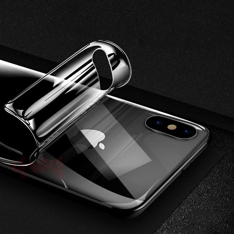 15D полное покрытие гидрогель Передняя пленка для iPhone X 7 8 6 Plus HD экран протектор на