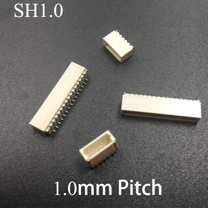 SH1.0 1 0 мм шаг 2P 3P 4P 5P 6P 7P 8P 9P 10P контакты Однорядный горизонтальный патч SMD SMT