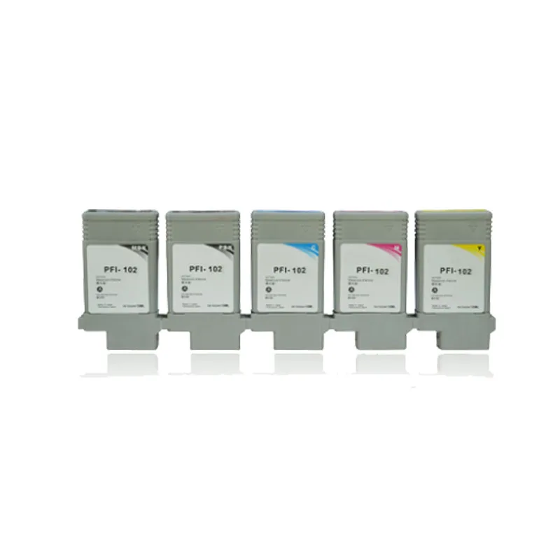 6 цветов 130 мл PFI102 PFI 104 совместимый чернильный картридж для Canon IPF650 IPF655 IPF750 IPF755 IPF760