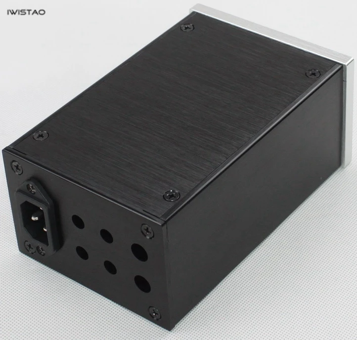 Iwistao ламповый усилитель Wi-Fi корпус W100* D160* H70mm весь Алюминий без отверстий черный/серебристая панель