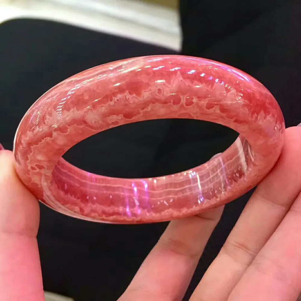 Натуральный розовый Rhodochrosite 55 мм драгоценный камень кристалл круглый 15x10 браслет