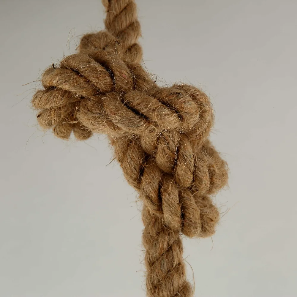 Винтажная Подвесная лампа ручной вязки s образный светильник из пеньковой