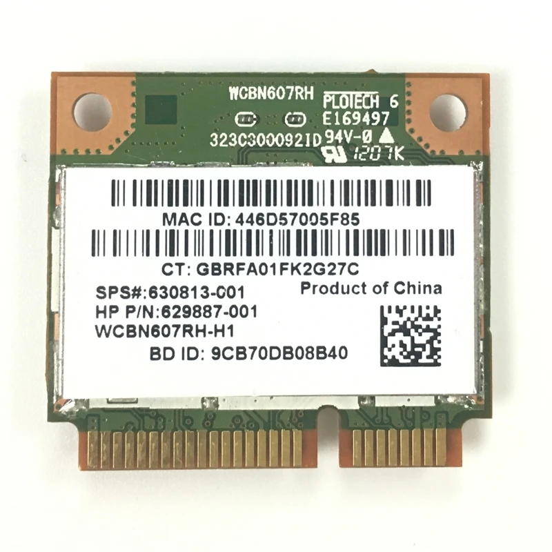 RALINK Rt3592 rt3592bc8 Двухдиапазонная 300 Мбит/с Wi-Fi половинная мини PCI-E Беспроводная-N