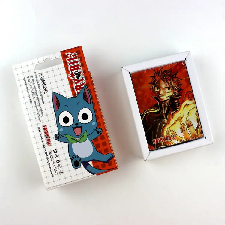 Аниме Волшебный хвост покерные карты игрушка Косплей настольная игра с коробкой Бесплатная доставка|fairy