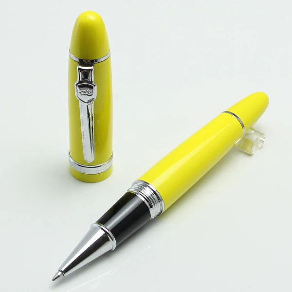 JINHAO 159 привлекательное высокое качество желтая бочка и серебряный зажим шариковая ручка Бизнес& школьные принадлежности
