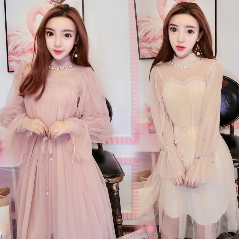 Moda feminina модное Брендовое дизайнерское женское весенне осеннее платье милое