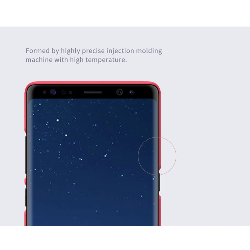 Чехол NILLKIN для Samsung Galaxy Note 9 сверхматовый жесткий чехол-накладка из поликарбоната 8