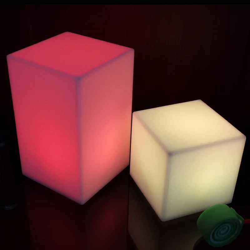 Романтичная светодиодная лампа ABS 100 мм с изменением цвета 7 цветов настольная