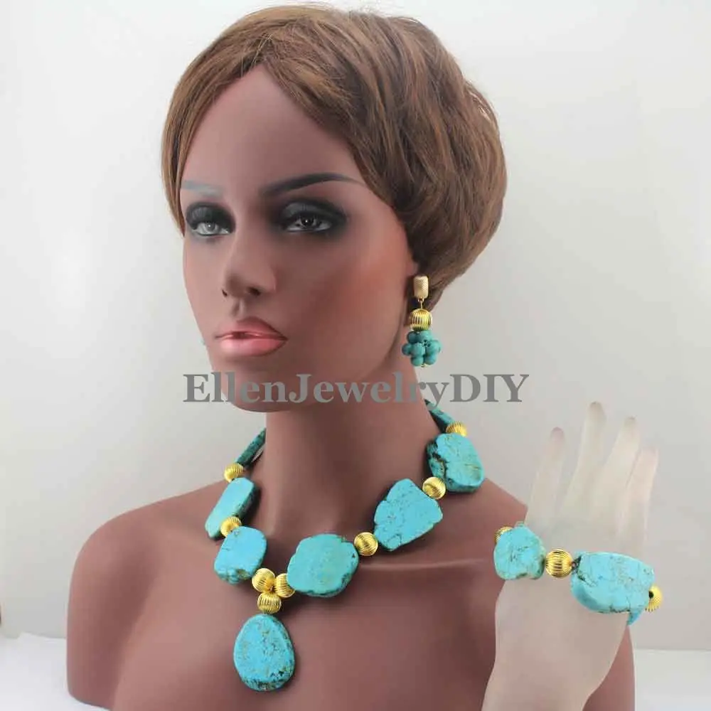 Fashion Indian Large Pendant Necklace Jewelry Unique Beads Slice African Style Free Shipping W13325 | Украшения и аксессуары