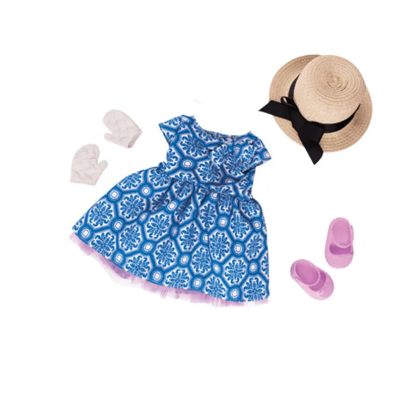 holidays outfits Одежда для куклы 45 см кукла наряды наше поколение Делюкс Вечерние наряды Аксессуары для 18-дюймовые куклы - Цвет: holidays outfits
