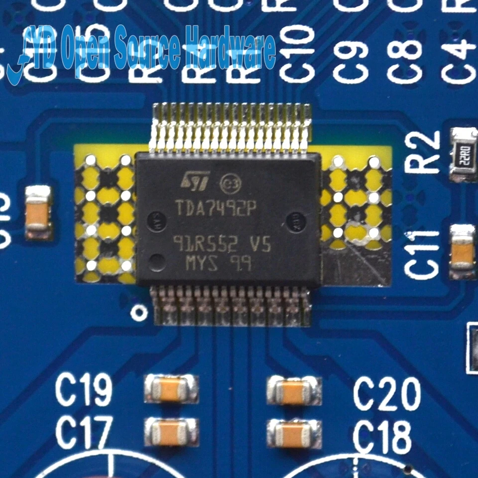 TDA7492P цифровой аудио усилитель плата Hi Fi 2x25 Вт DC 12 24 В для авто|audio amplifier board|dc dcdigital