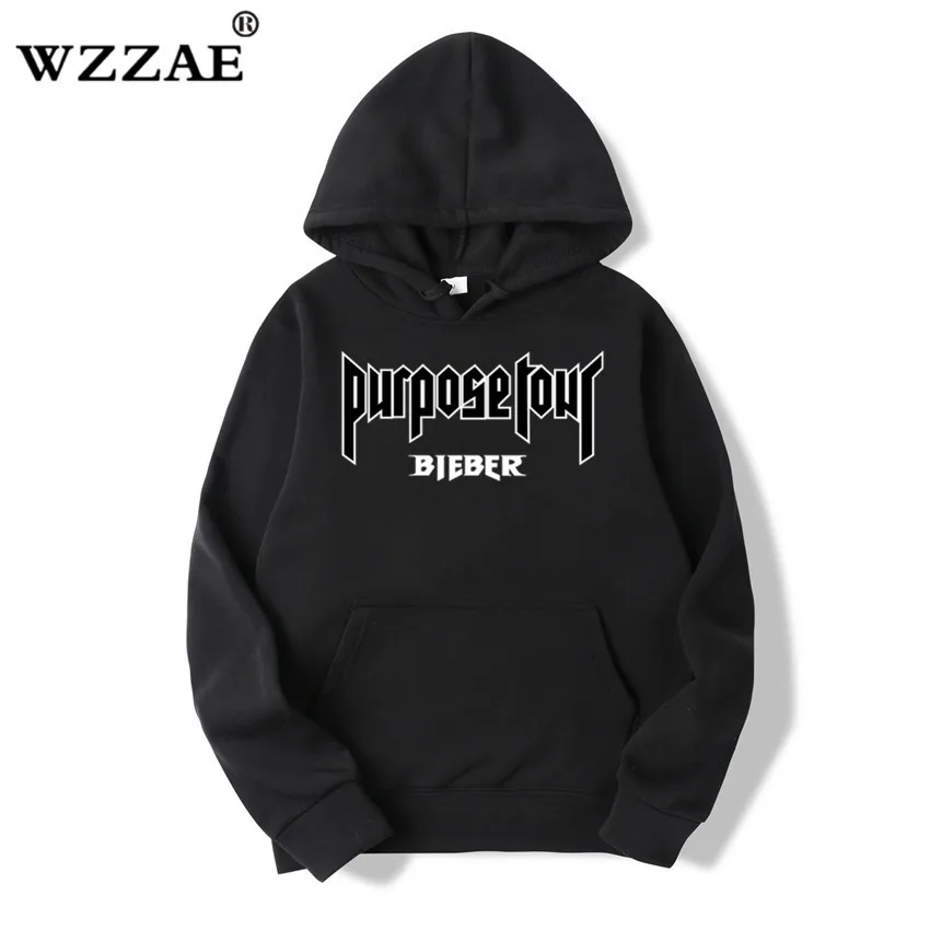 2020 Джастин плакат с БИБЕРОМ хип хоп толстовка мужская капюшоном надписью Бибер