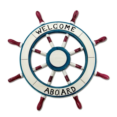 Рыболовные сети с рулем для художественного руля украшения стены пилота ролевых