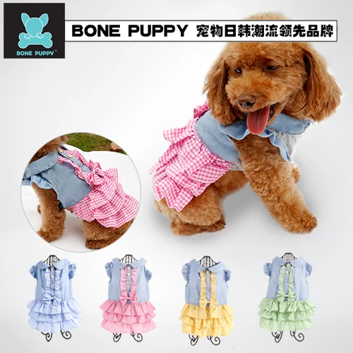 10 шт./лот смешанные цвета и размеры дизайнерская одежда для домашних животных