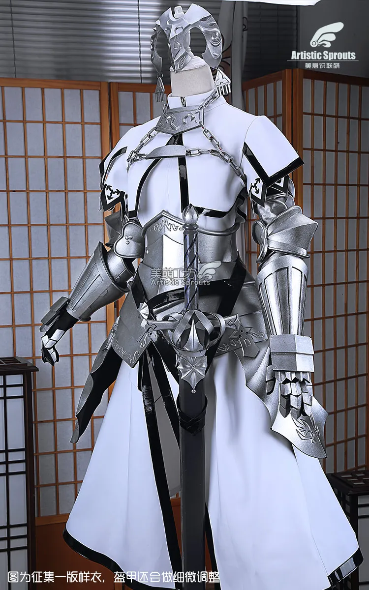 Японское аниме Fate/Большой заказ Жанна д 'Арк альтер из новеллы Fate линейка Жанна Косплей Костюм Хэллоуин Униформа платье+ доспехи s m l
