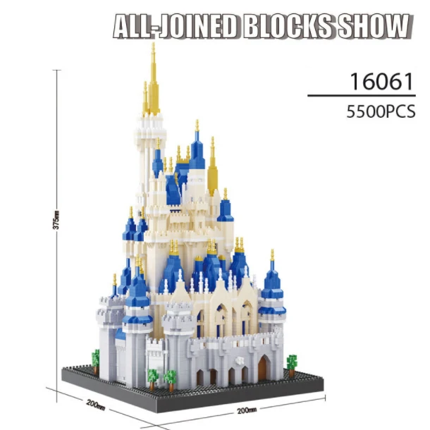 Архитектура Совместимость с Nano Building Block Land игрушечная Пирамидка Diamond детский парк
