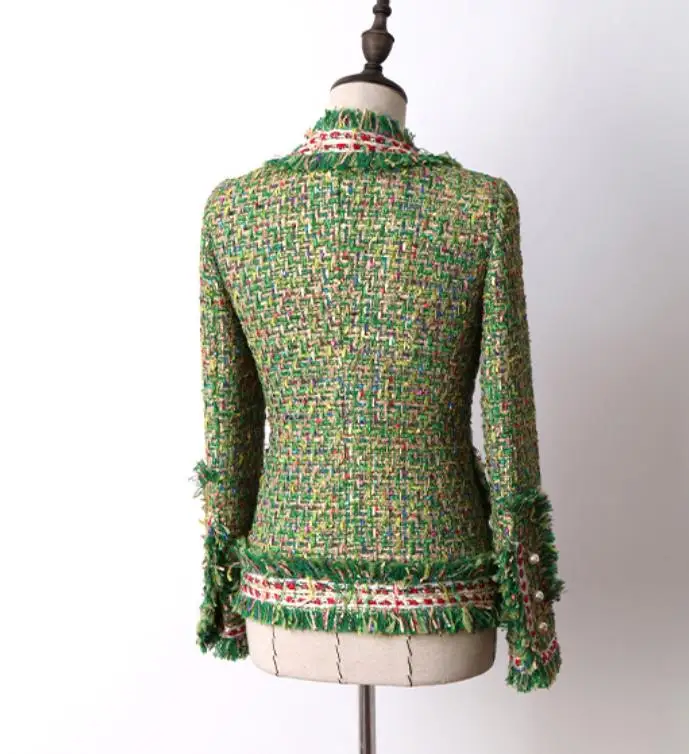 Зимнее пальто женские шерстяные с V образным вырезом короткая приталенная