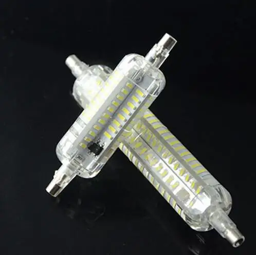 Новинка 2017 силиконовая Светодиодная лампа R7S лампа-кукуруза SMD 4014 220 В r7s 78 мм 118 7 Вт