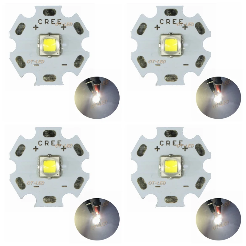 10 шт. светодиод CREE XM L2 XML2 LED T6 U2 Вт белый нейтральный светодиодный теплый