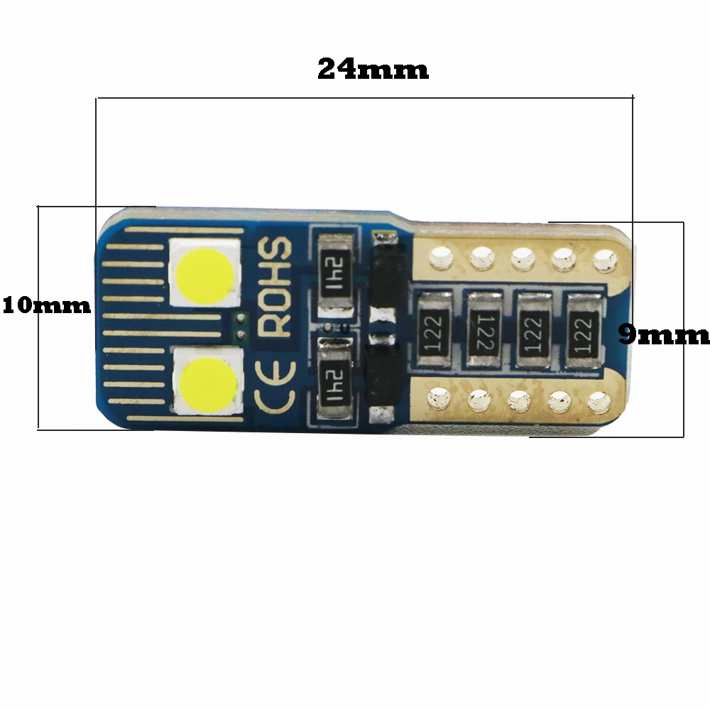YSY 50 шт. T10 W5W супер яркие 3030 2/4/6/8/10 SMD светодиодсветодиодный CANBUS без ошибок