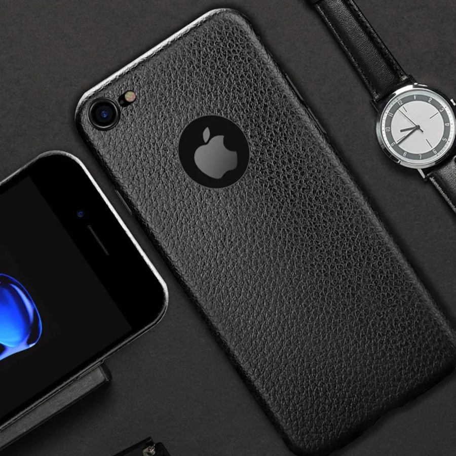Новейший чехол из искусственной кожи с узором для iPhone X 5 5s se 6 Plus 7 мягкий тонкий