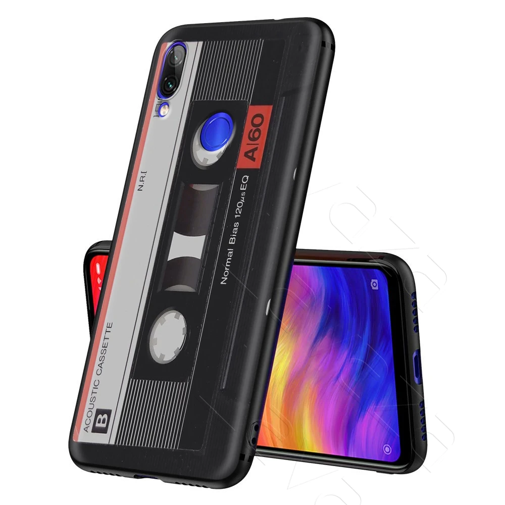 Lavaza Original Retro Cassette Tape Case for Xiaomi Redmi Note 4A 4X 5 5A 6 6A 7 S2 Pro Go Prime Plus |