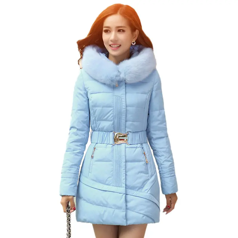 Куртка женская с меховым воротником ватная хлопковая зимняя C2466|winter jacket women|winter