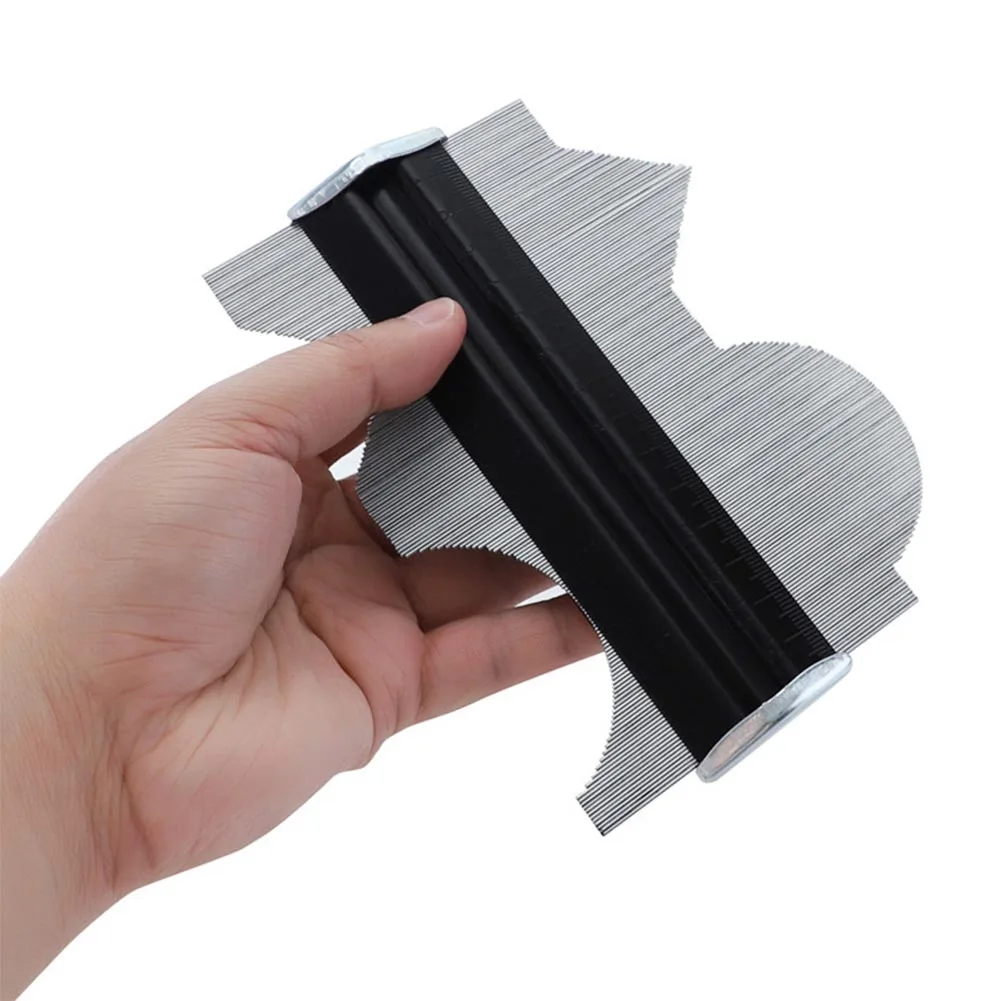 6 Inch Contour Gauge Multipurpose Shape Duplicator Laminate Template General Tools Metal Clear Measuring Tiling Professional | Инструменты