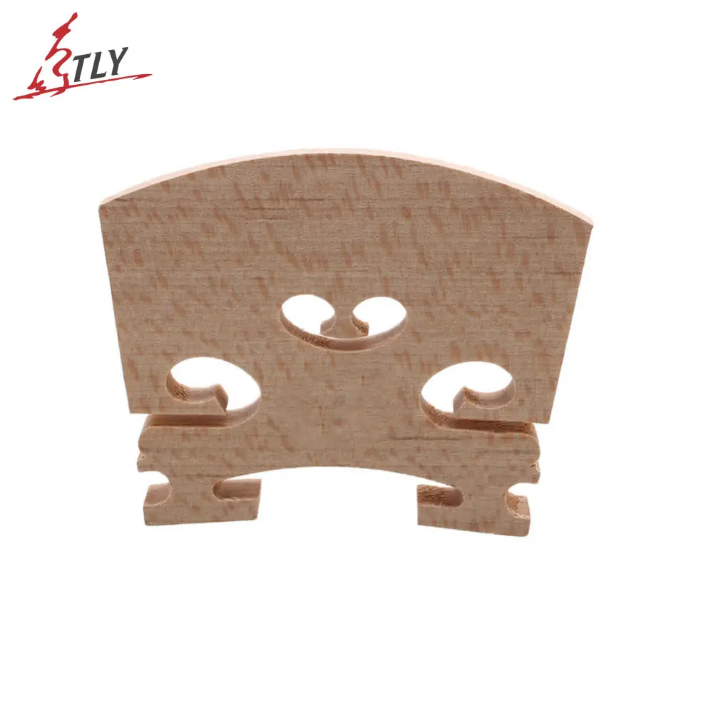 

New Violin Bridges Maple Wood 4/4 3/4 1/2 1/4 1/8 Size Instrument Accessories Violino Fiddle Bridge