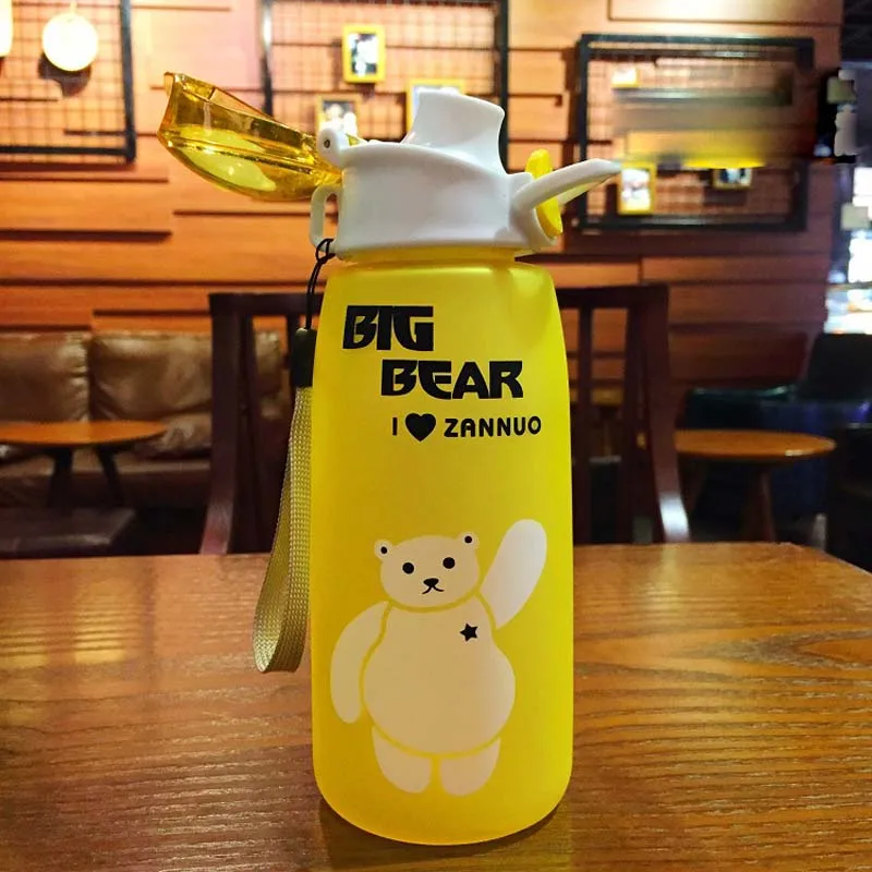 350/480 мл мультяшная бутылка для воды My Bottle с веревкой туризма портативные споры