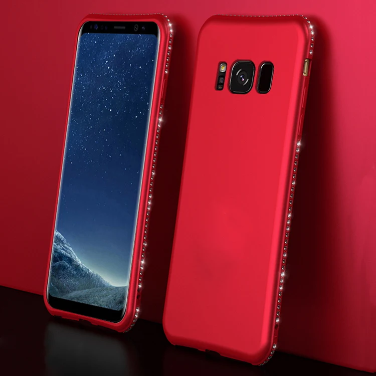 Блестящий Мягкий силиконовый чехол с бриллиантами для Samsung Galaxy A6 A8 Plus J4 J6 A7 2018 A750 A3