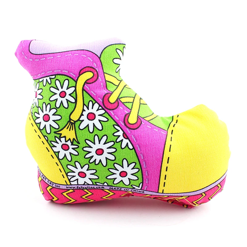 America Brand Safe and nontoxic Pet toys shoe squeeze toy sound dog strong canvas bite resistant Toys For Dogs 14cm*6cm*11cm | Дом и сад