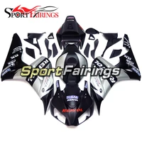 complete fairings for honda cbr1000rr 06 07 cbr 1000 rr 2006 2007 abs plastic motorcycle fairing kit bodywork orange silver hrc