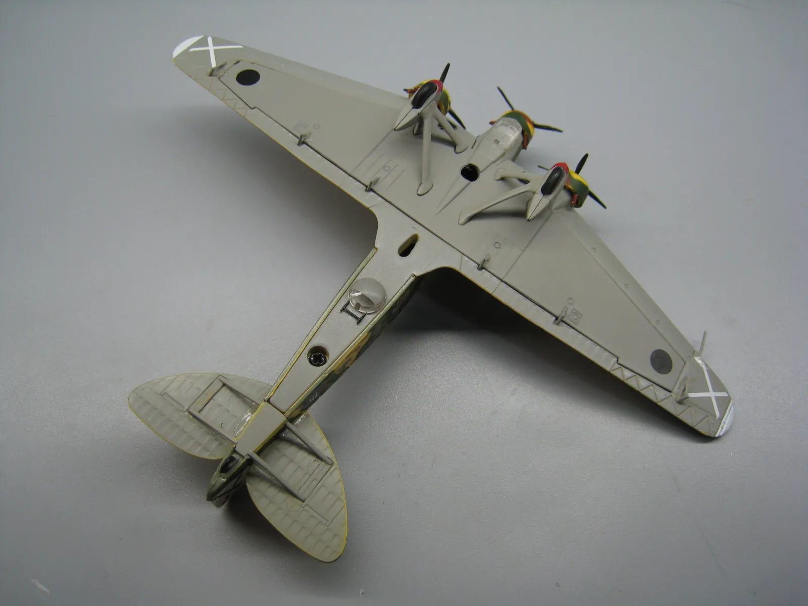IXO 1/144 масштаб военная модель игрушки Италия Савойя-Marchetti S. M.81 пипистелло летучая мышь бомбардировщик литой металлический самолет модель игрушки для подарка