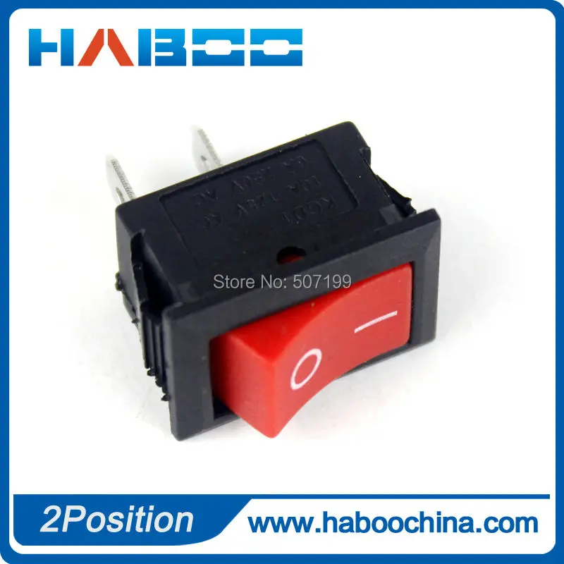 100 шт./лот бытовая техника ВКЛ./ВЫКЛ. SPST KCD1 Electric 2pins2 положения Клавишные