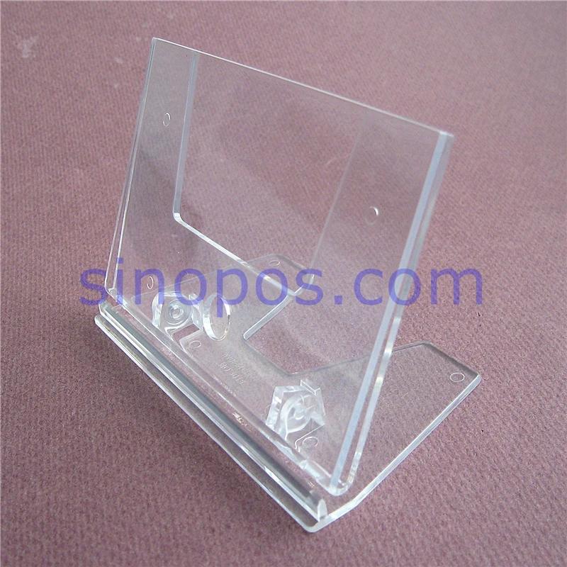 Прозрачный держатель для карт регулируемая стойка столешница с l дисплеем