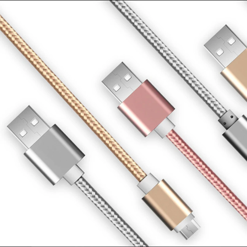 1 м/2 м нейлоновый Micro USB кабель для быстрой зарядки Samsung Galaxy s4 s6 j4 j6 Xiaomi Redmi 6a 5a 5 4 note 6