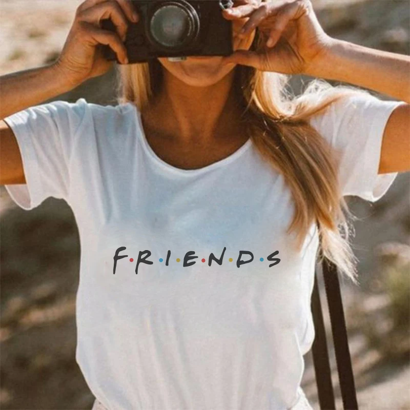 Футболка женская в Корейском стиле топ с графическим принтом Харадзюку для шоу