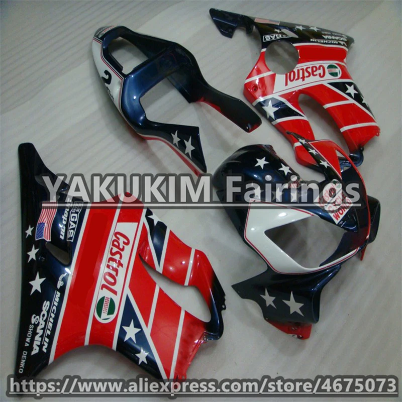 Комплект обтекателей ABS для Honda CBR 600f F4i 2001 2002 2003 обтекатели мотоцикла Обтекатели
