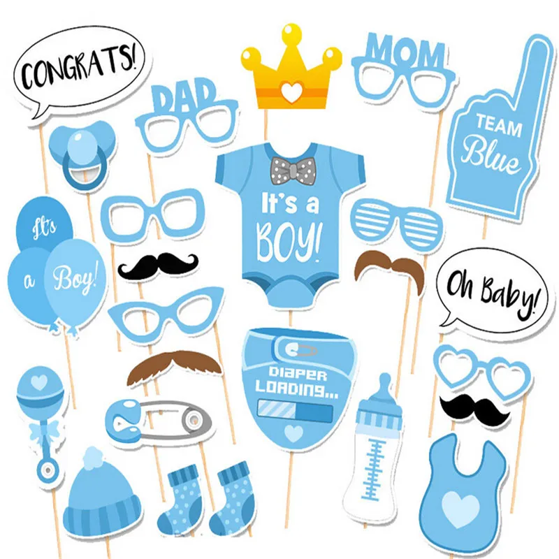 Фотобудка It Is A Baby Shower Photo Booth Реквизит для фотосессии новорожденных мальчиков